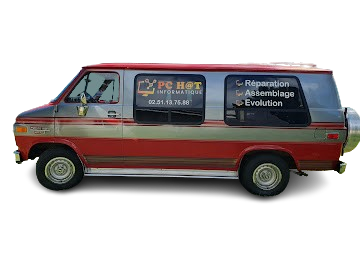 Van publicitaire PC HAT